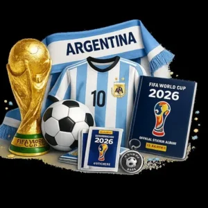 Bandera Argentina para auto con mástil