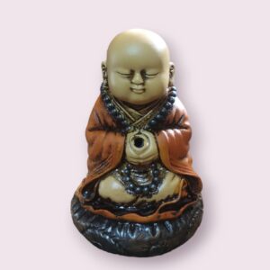 FIGURA BUDA SHAOLIN PORTASAHUMERIO YESO PREMIUM